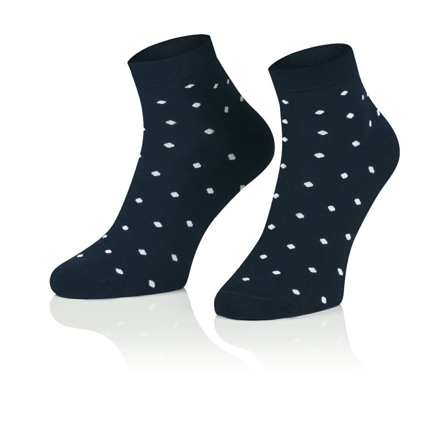 Intenso lýtkové ponožky Dark Matter - černo bílé