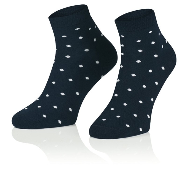 Intenso lýtkové ponožky Dark Matter - černo bílé
